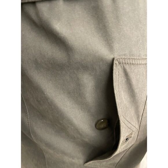 Bill Blass Men Long Trench Coat with Removable Hood / Lining Size 14 - Picture 8 of 15